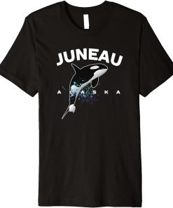 JUNEAU ALASKA Orca Killer Whale Watching Camping Vacation Premium T-Shirt