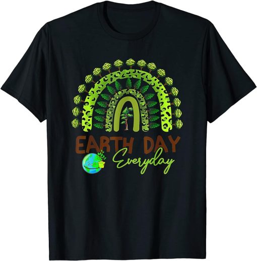 Earth Day , Teacher Earth Day Everyday Rainbow For Kids T-Shirt